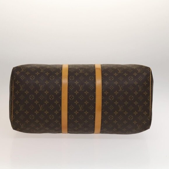 LOUIS VUITTON Monogram Keepall 55 Boston Bag LV Auth - Picture 6 of 16